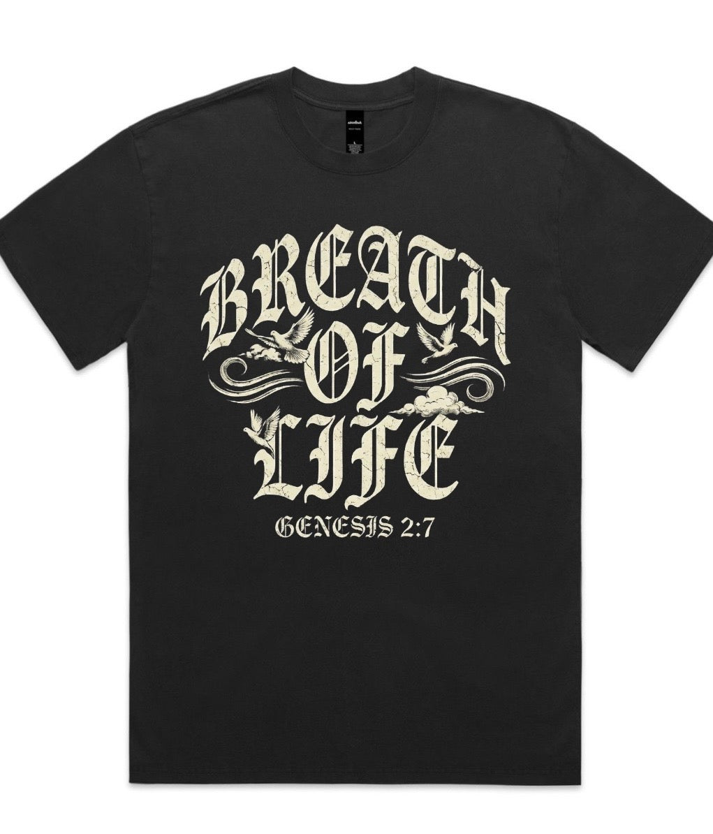Breath Of Life Oversized Faded Tee