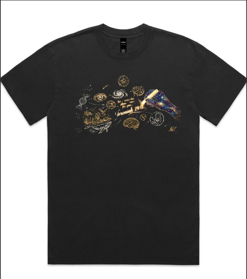 Jeremiah 29:11 Oversized Faded Tee